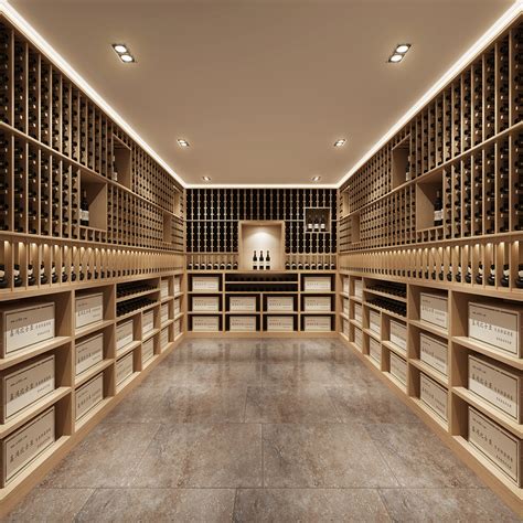 比士亚为厦门台湾山庄白酒酒窖设计效果图-比士亞