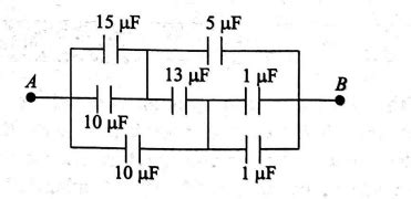 Find the equivalent capacitance across A and B.