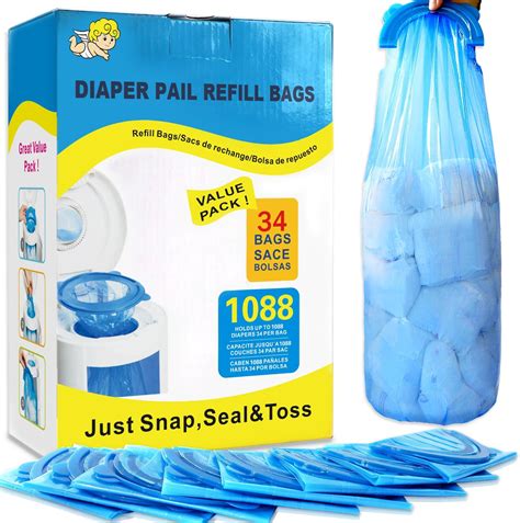 Amazon.com: Greenland Diaper Pail Refill Foil for Diaper Genie ...