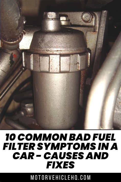 Image result for Signs of Fuel Filter Problems