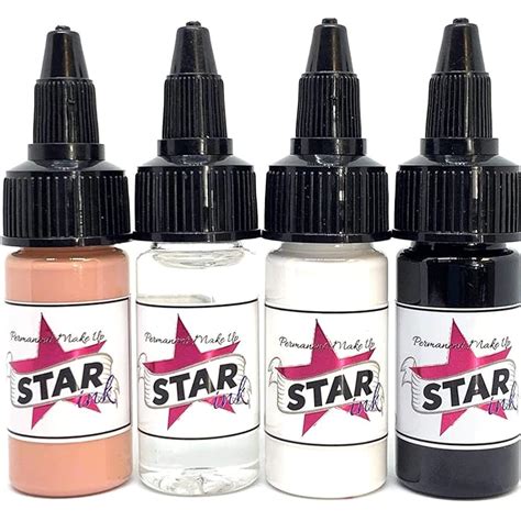 Buy STARINKMAKEUP - Permanent Makeup Ink - KIT Fixer Basic Colors 0.5oz ...