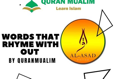 Words That Rhyme With Out - English Vocabulary - Quran Mualim