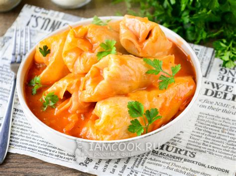 Голубцы с кетчупом и майонезом — рецепт с фото пошагово