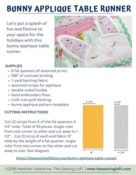 Image result for Applique Table Runner Tutorial