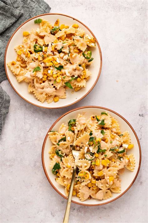 Elote Pasta Salad (Mexican Street Corn Pasta Salad) | One Carefree Cook
