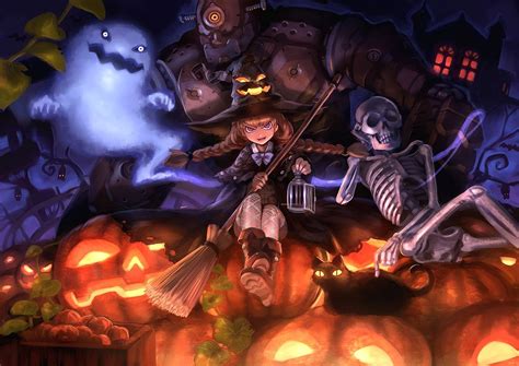 Anime Halloween Wallpaper 2024