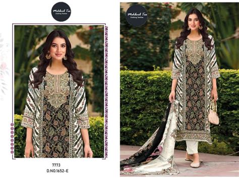 Mehboob Tex 1652 D And E Prtinted Pakistani Salwar Suits