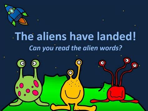 Image result for Alien Words Practice