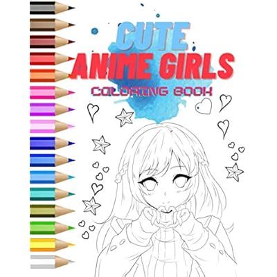 Anime Girls Coloring Book: Coloring Pages for Teens India | Ubuy