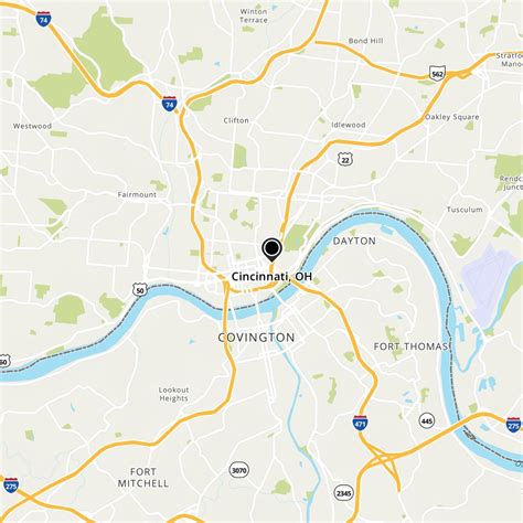 Cincinnati, OH Map & Directions - MapQuest