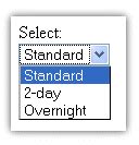 JavaScript Drop Down List 的图像结果
