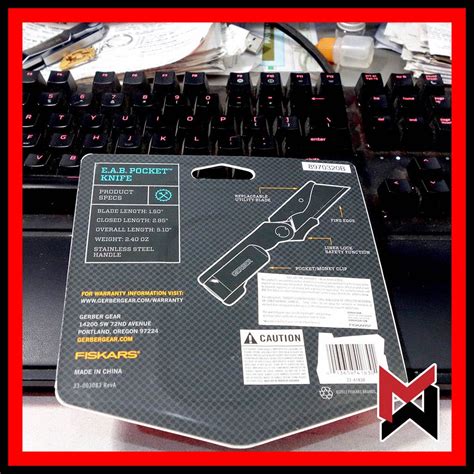 Gerber EAB - Box Cutter / Package Opener - Utility Blade Holder w/ Lin ...