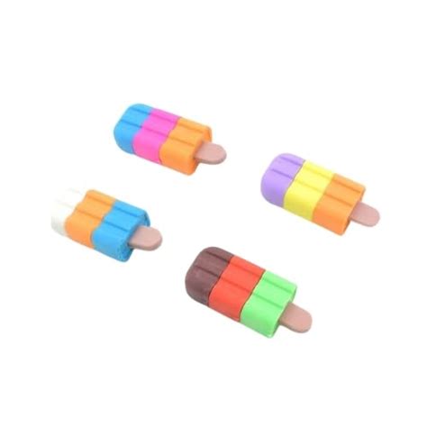 MAPPERZ Ice Cream Shape Eraser Set – 3D Erasers for Kids, Perfect for ...