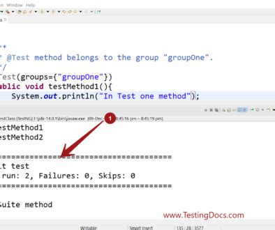 Parallel Testing in TestNG 的图像结果