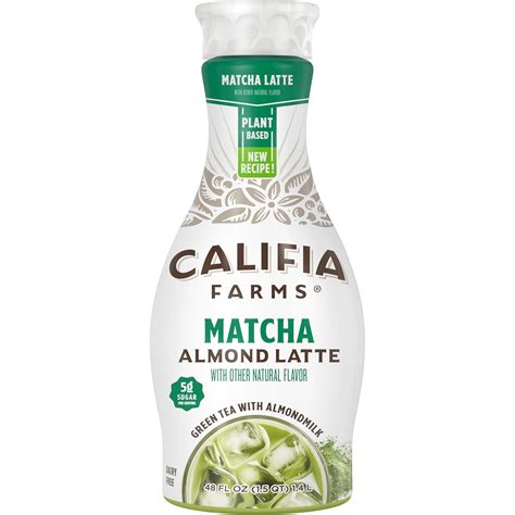 Amazon.com : Califia Farms - Matcha Almond Latte, 48 oz, Dairy Free ...