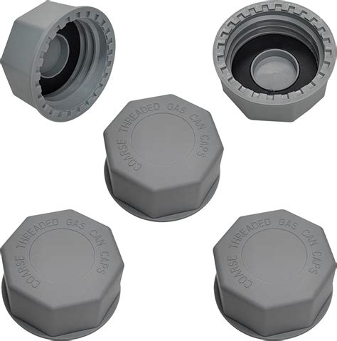 Amazon.com: Thickened Gas Can Caps 4 Pack fits most 5, 3,2,1 gallon gas can,Replacement for ...