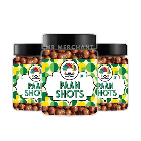 Mr. Merchant Paan Shots (Instant Paan, Mouth freshener, Mukhwas) Pan ...