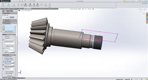 Image result for SolidWorks Cosmetic Thread Tutorial