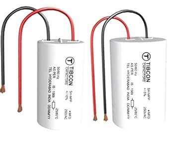 STAR SUNLITE (Tibcon) Plastic 2.5 MFD Capacitor for Ceiling Fan and ...