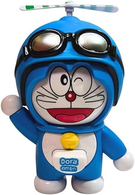 NETZILLA Doraemon Face Changing Toy Keychain With Working Copter- 3 ...