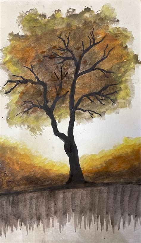 Watercolour Tree - Original Art from West Country Galleries