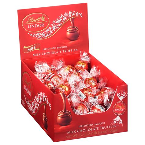 Lindt LINDOR Milk Chocolate Truffles, 60 Count Box : Amazon.in: Grocery ...