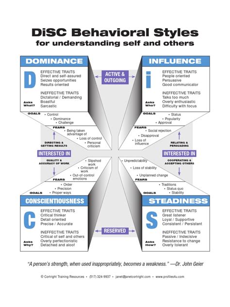 Disc Behavioral Styles 的图像结果