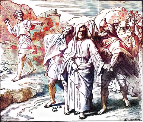 2 Samuel 16:5-13 Shimei throws stones at David