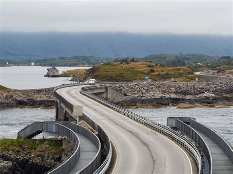 Download Atlantic Ocean Road Attached To Storseisundet Bridge Wallpaper ...