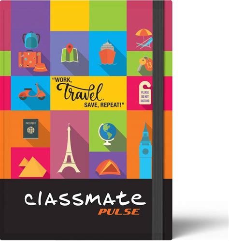 Classmate Pulse Flexi Planner Hard Cover 80 GSM: A5 Journal Unruled 176 ...
