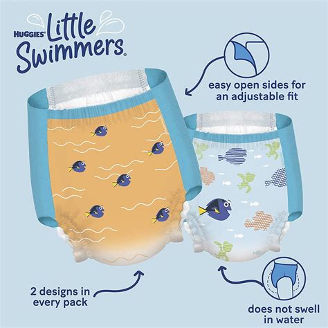 Huggies Little Swimmers Disposable Swim Diapers Size 5-6, Large - 17 Ct ...