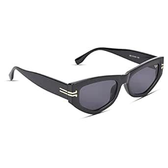Buy Voyage UV Protected Black oval Unisex Sunglasses at Amazon.in