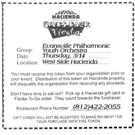 Evansville Philharmonic Hacienda Happy Hour , Hacienda Mexican ...
