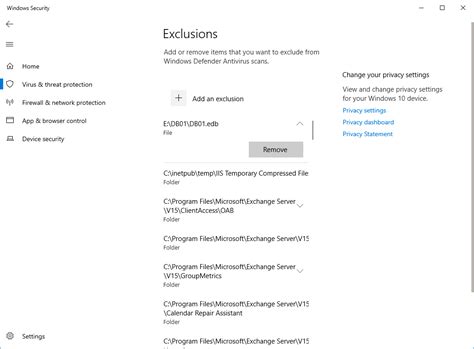 Image result for Windows Defender Exceptions