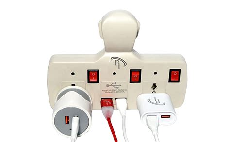 Buy Two Socket with 2 USB 1 Online at Low Prices in India - Amazon.in