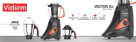 Buy Vidiem Mixer Grinder 576 A Vector SJ (Black) | 750 watt mixer ...