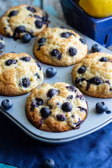 Jumbo Blueberry Muffins with Lemon Zest Recipe
