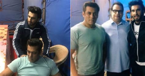 Ranveer Gives Salman A Back Massage To Relieve Him From Stress & We Are ...