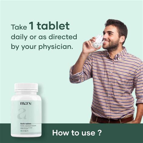 Biotin Tablets for Beard with Vitamin b7 – mars by GHC