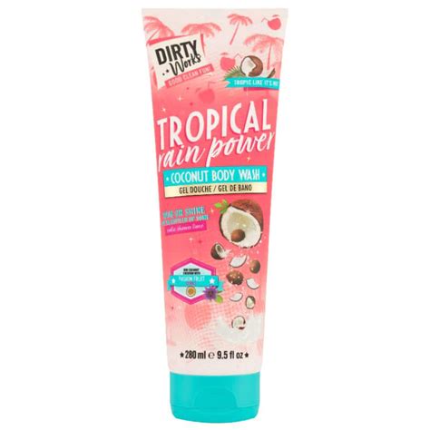 Buy Dirty Wash Tropical Rain Power Coconut Body Wash, 280 ml | 19 ...
