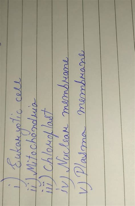 Give one word for the following :-i) Cells having nuclear membrane ...