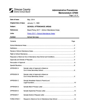 Fillable Online Attendance Areas - Simcoe County District School Board ...