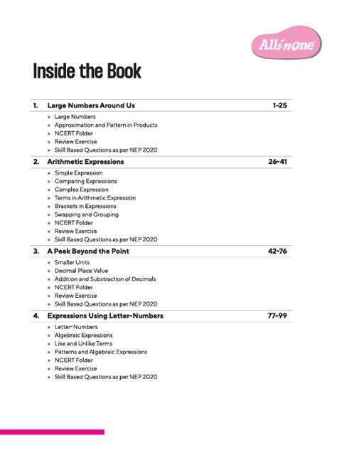 All in One Mathematics Class 7 Exam 2025-26 | Sample Question Papers ...