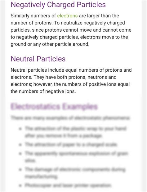 SOLUTION: Negatively charged particles, Neutral particle, Examples of ...