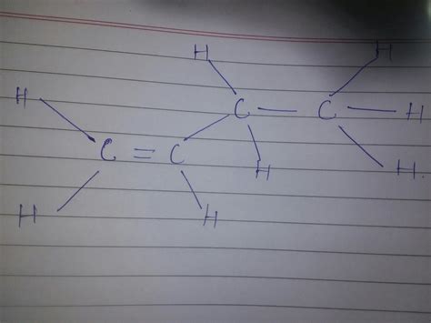 How to draw a structural formula of equation ch2chch2ch3? - Brainly.in