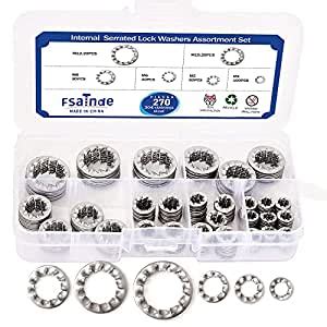 M4 M5 M6 M8 M10 M12 304 Stainless Steel Internal Serrated Star Lock ...
