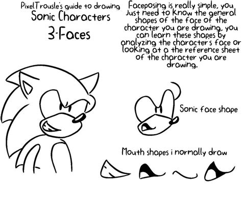 Image result for Sonic Face Sketch Tutorial