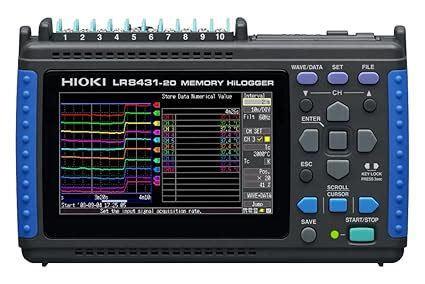 HIOKI LR8431-20 High-speed data logger for recording multiple channels ...