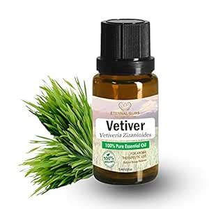Eternal Bliss Vetiver Essential Oil(Vetiveria zizanoides) 100% Pure ...