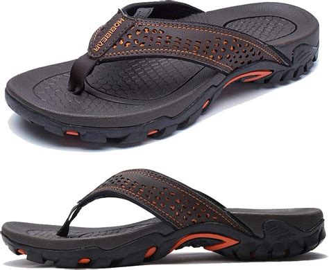 Buy KIIU Mens Thong Sandals Indoor and Outdoor Beach Flip Flop Online ...